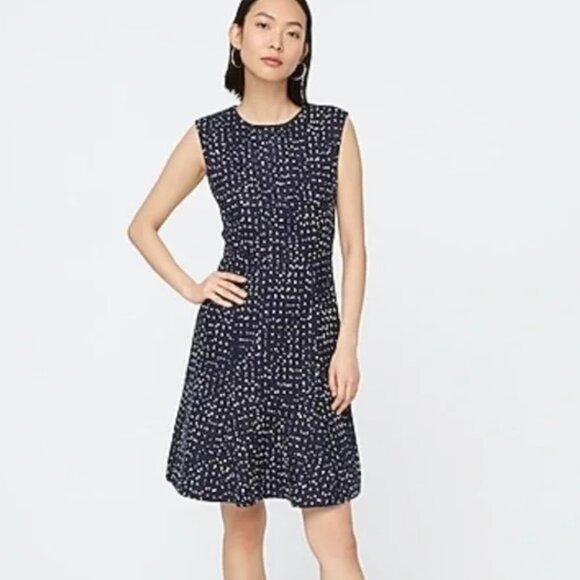 J. Crew A-line dress in spotted tweed Size 4 - Picture 1 of 4